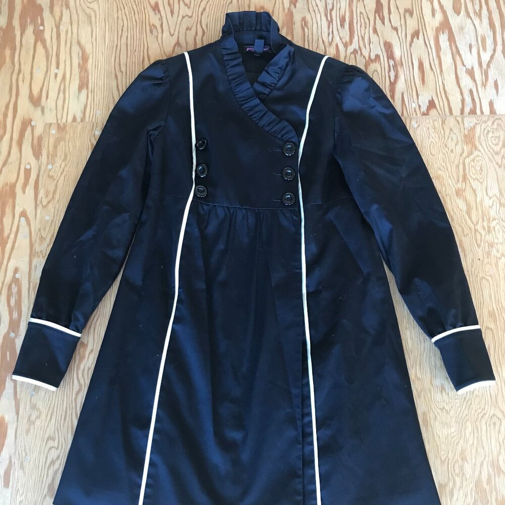 Betsey Johnson double-breasted dress coat, size 6